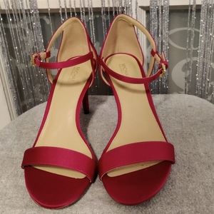 These Beauties Are Size 71/2 Hot Pink 3inch Sanda… - image 1